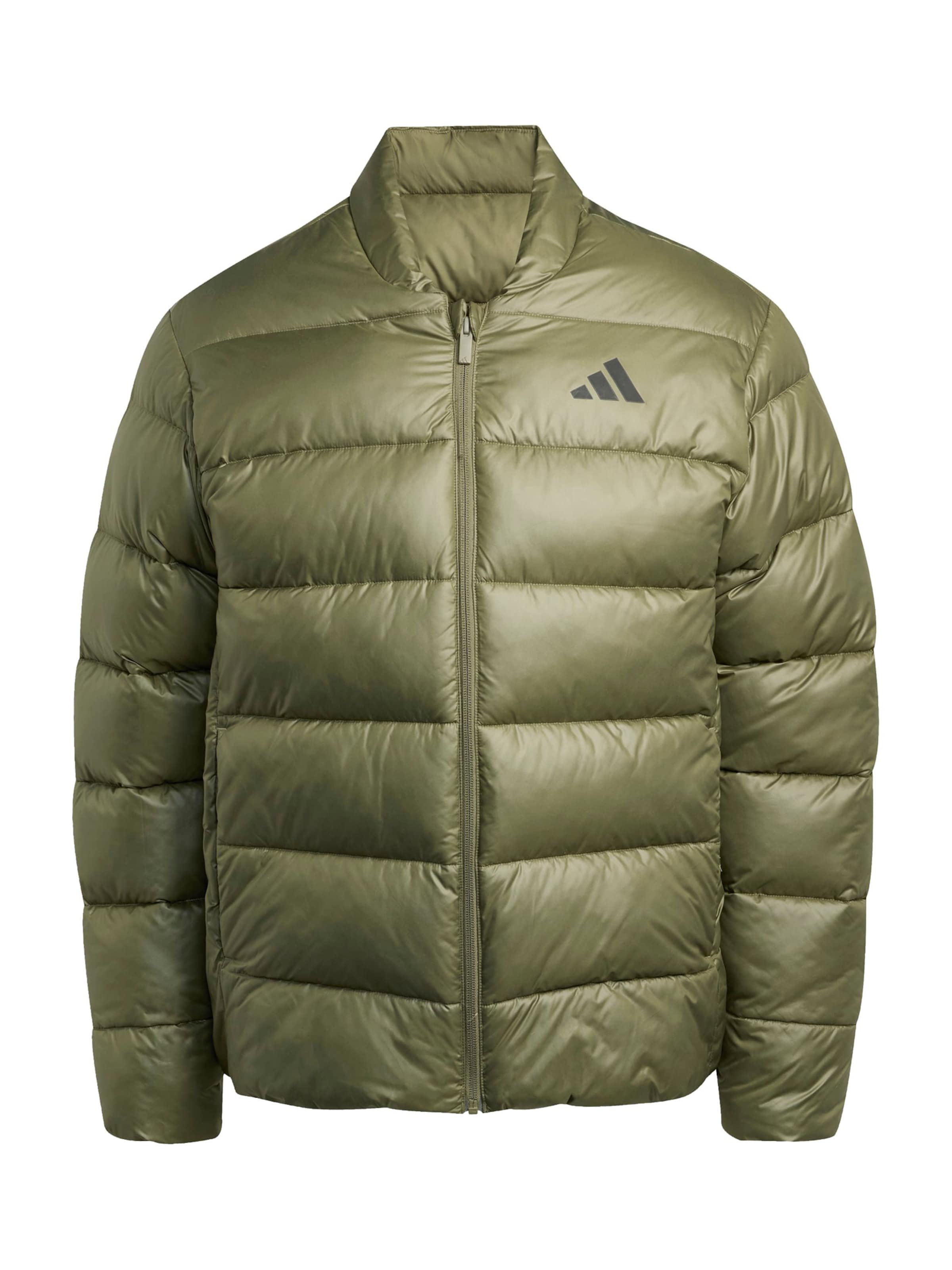 žalia ADIDAS SPORTSWEAR Sportinė striukė 'Essentials': priekis