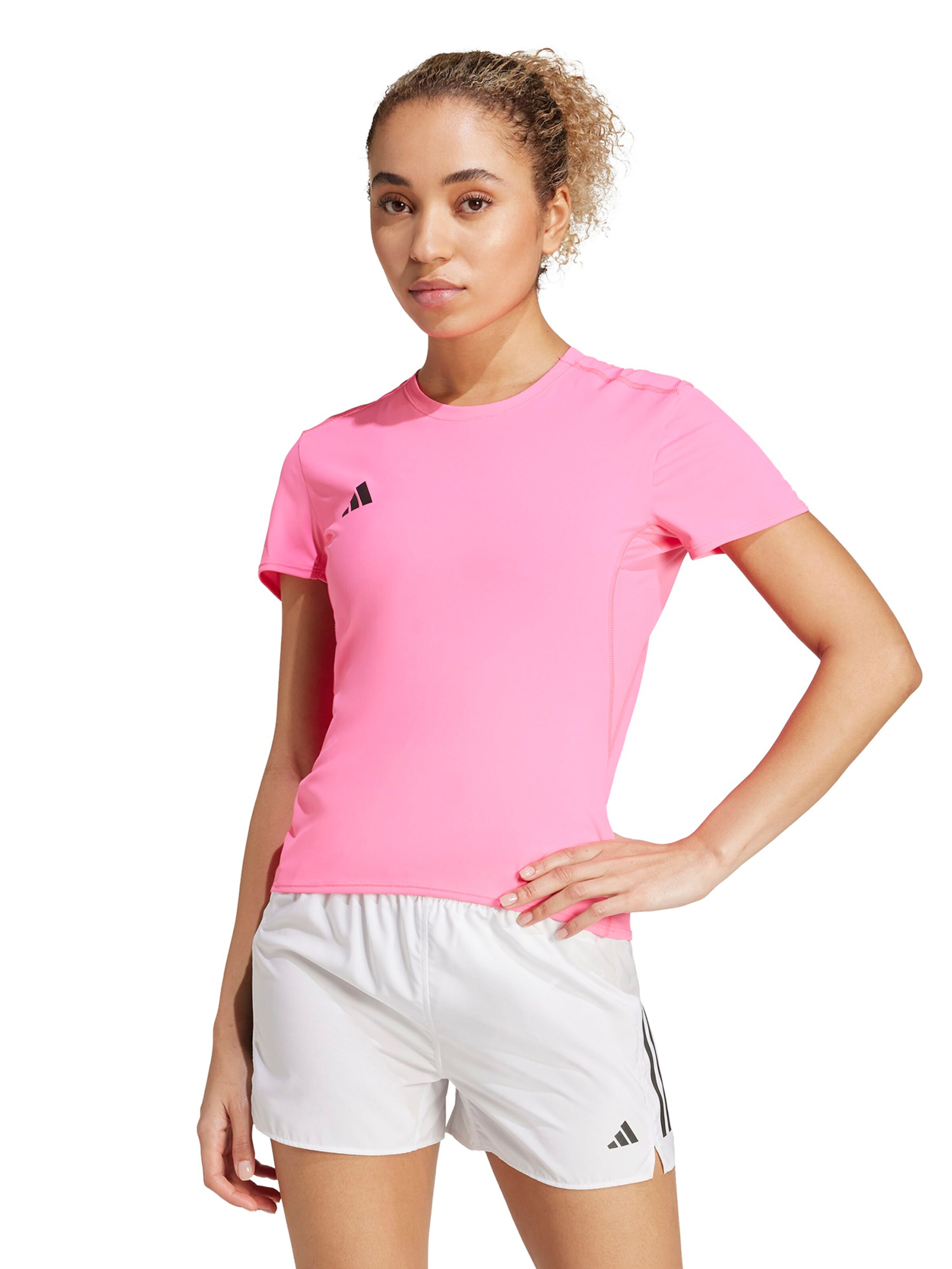 ADIDAS PERFORMANCE - Camisa funcionais 'Adizero Essentials' em rosa: frente