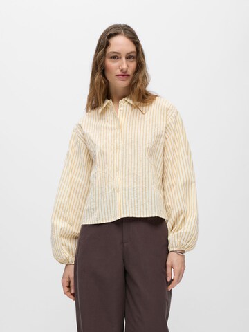 OBJECT Blouse 'OBJAdriana' in Beige: front