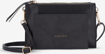 Expatrié Crossbody Bag 'Isabelle' in Black: front