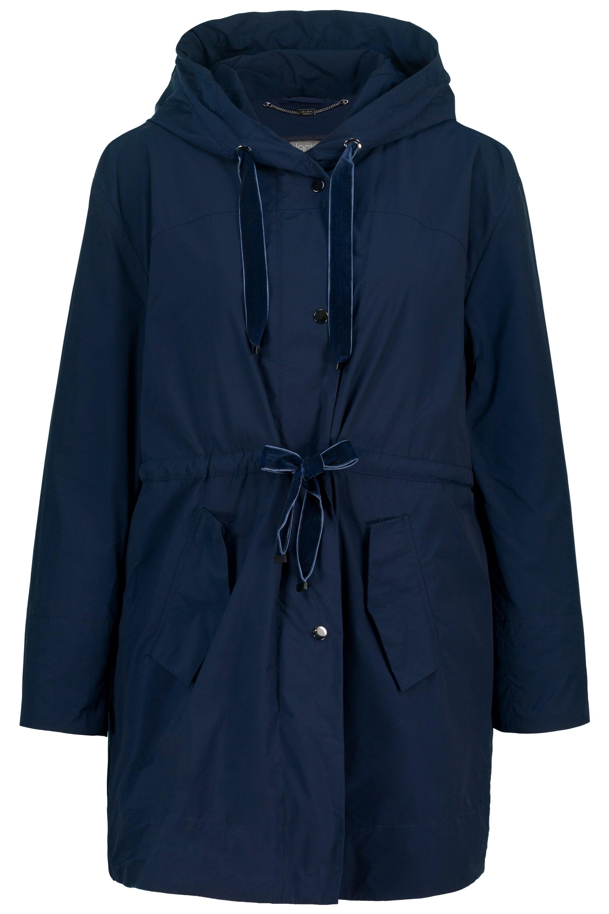 Ulla Popken Tussenjas in Blauw: voorkant