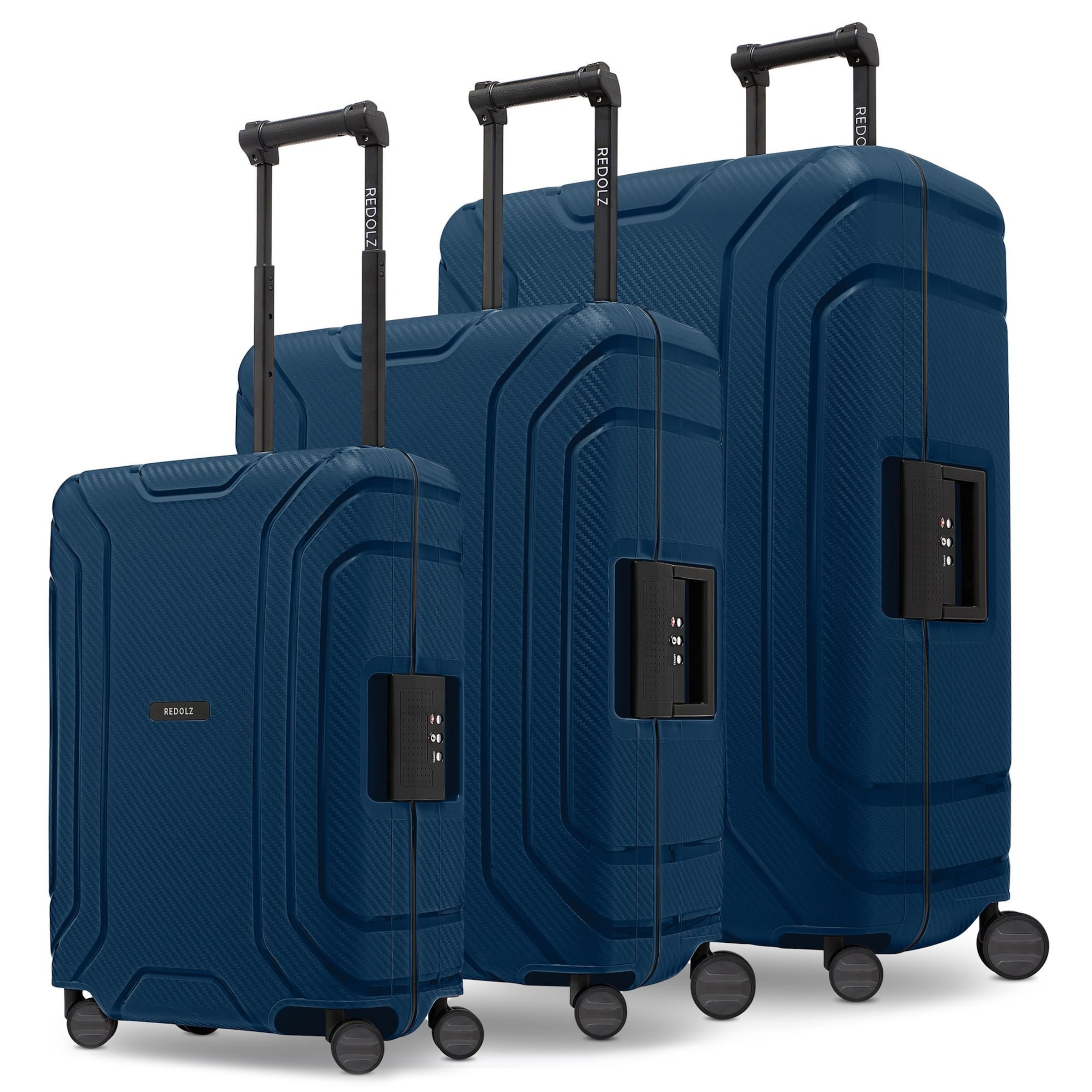 Redolz Suitcase Set 'Essentials' in Blue: front