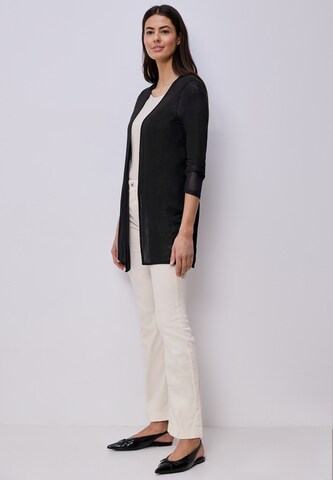 STREET ONE Strickjacke in Schwarz