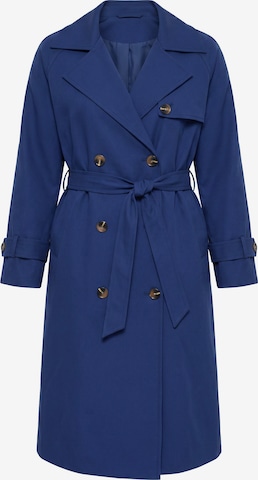 Studio Untold Between-Seasons Coat in Blue: front