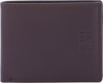 Portamonete di Coveri Collection in marrone: frontale