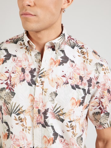 Jack's Regular fit Πουκάμισο σε μπεζ