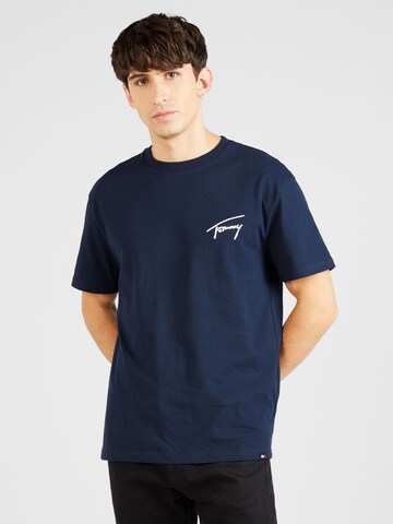 Tommy Jeans - Camisa em azul: frente