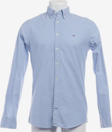 TOMMY HILFIGER Button Up Shirt in S in Blue: front