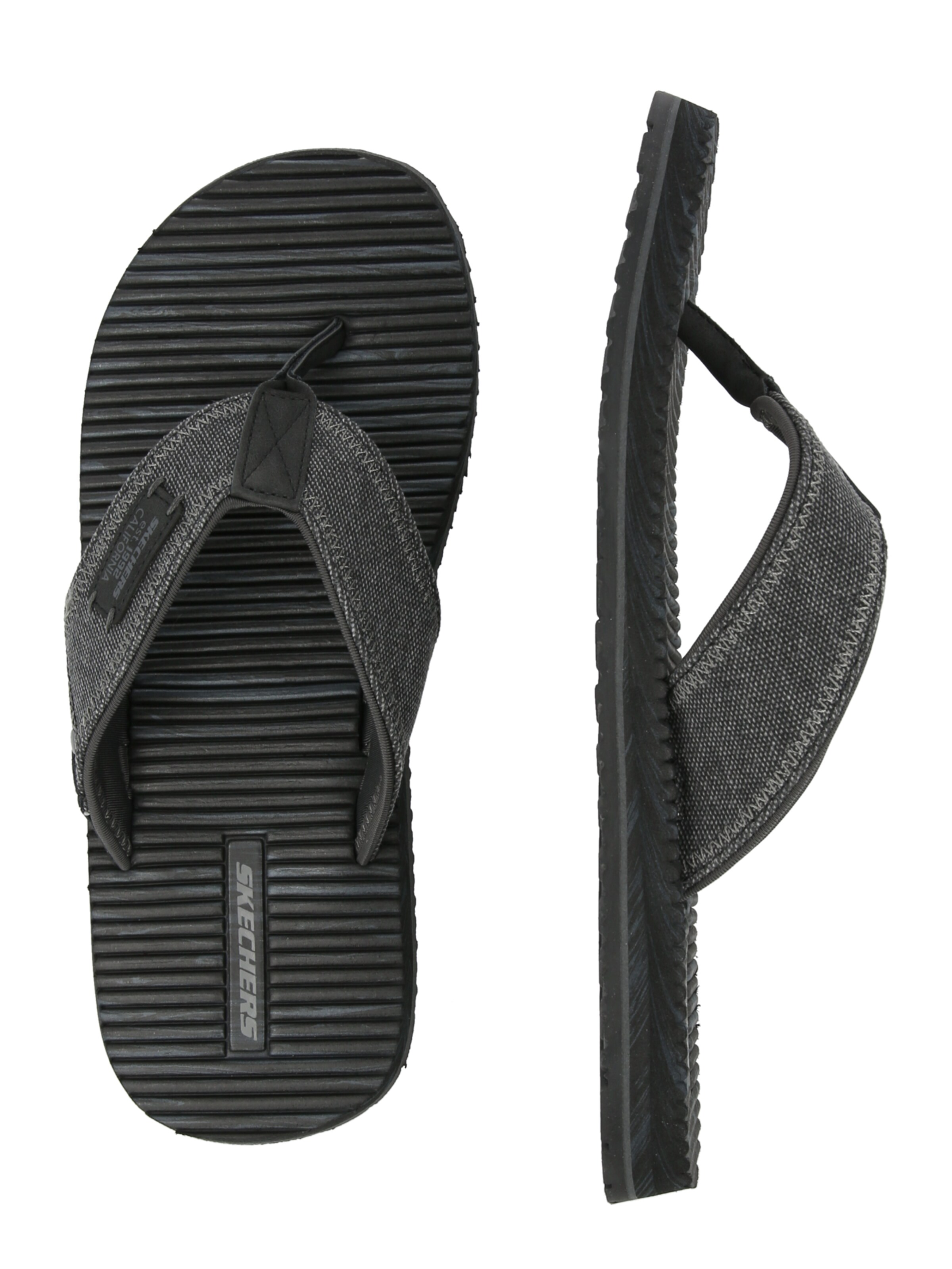Flip-flops 'QUILL' de la SKECHERS pe negru
