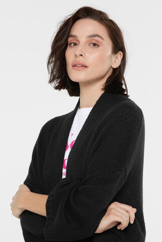 SENSES.THE LABEL Knit Cardigan in Black