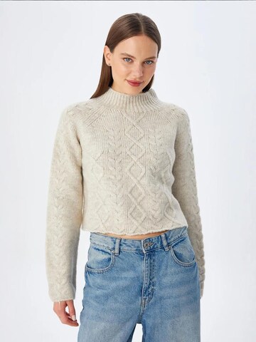MixRay Kampsun 'Pullover', värv hall: eest vaates