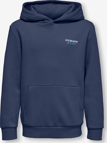 Only & Sons Junior Sweatshirt 'OSJCeres' in Blau: Vorderseite