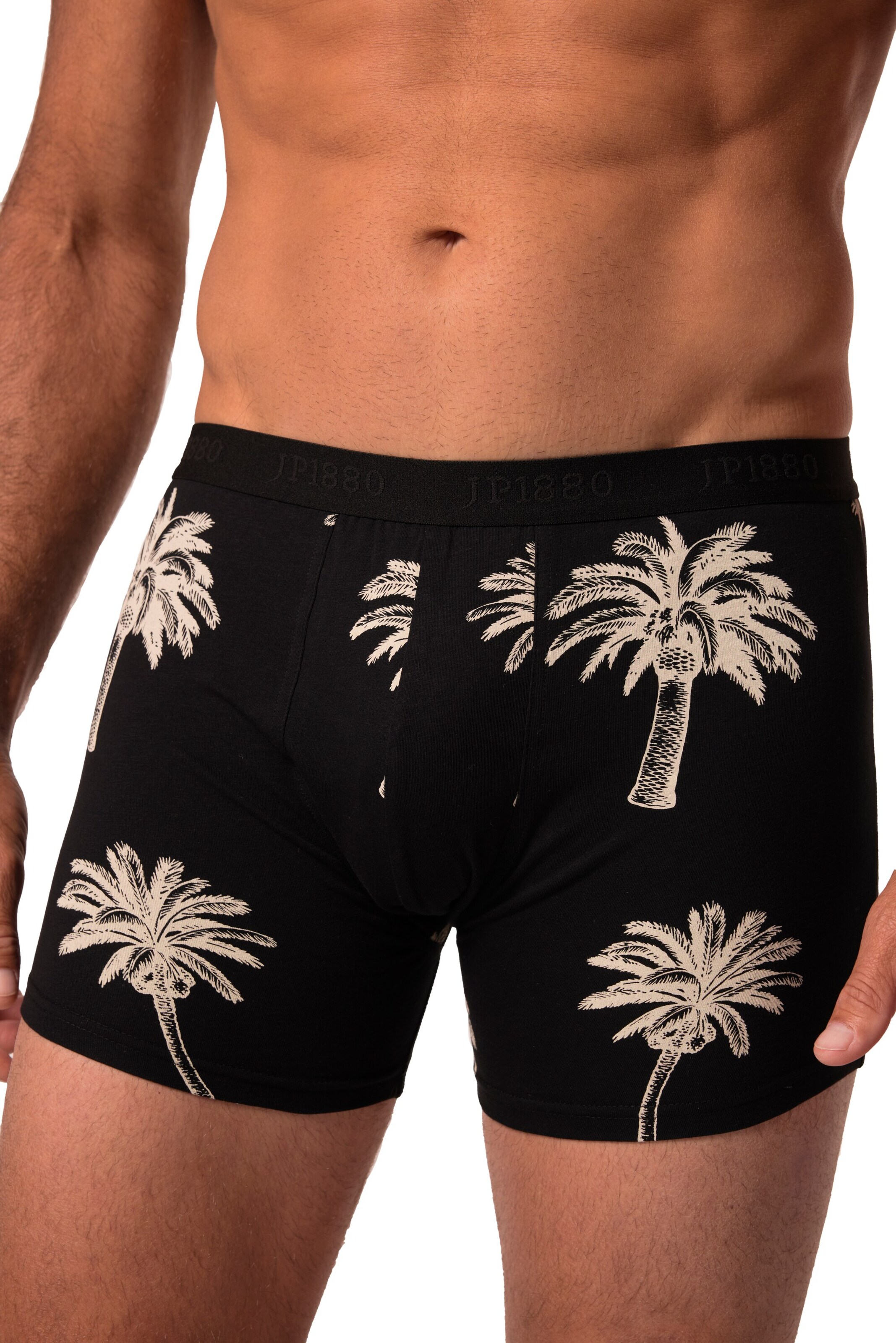 JP1880 Boxershorts in Schwarz: Vorderseite