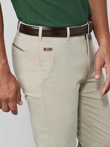 Meyer Hosen Regular Hose 'Bonn' in Beige
