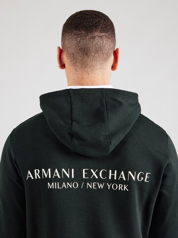 Regular fit Felpa di ARMANI EXCHANGE in verde