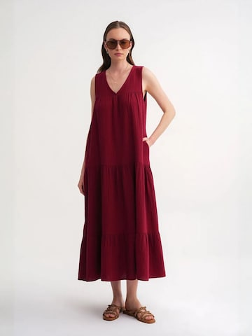 MixRay - Vestido em vermelho