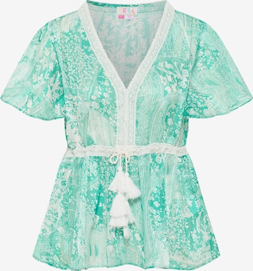 IZIA Blouse in Groen: voorkant