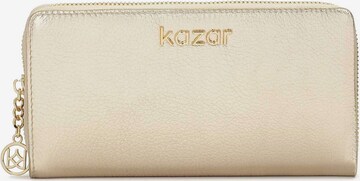 Kazar Wallet in Gold: front