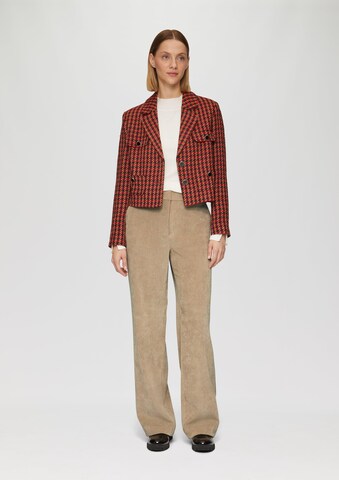s.Oliver BLACK LABEL Wide leg Trousers in Beige