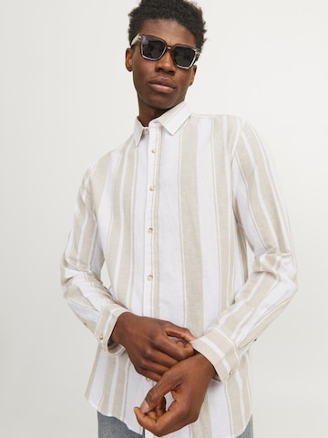 JACK & JONES Comfort fit Overhemd 'JJESummer' in Wit