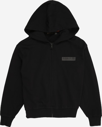 NAPAPIJRI Collegetakki 'B-NEW' värissä musta: etupuoli