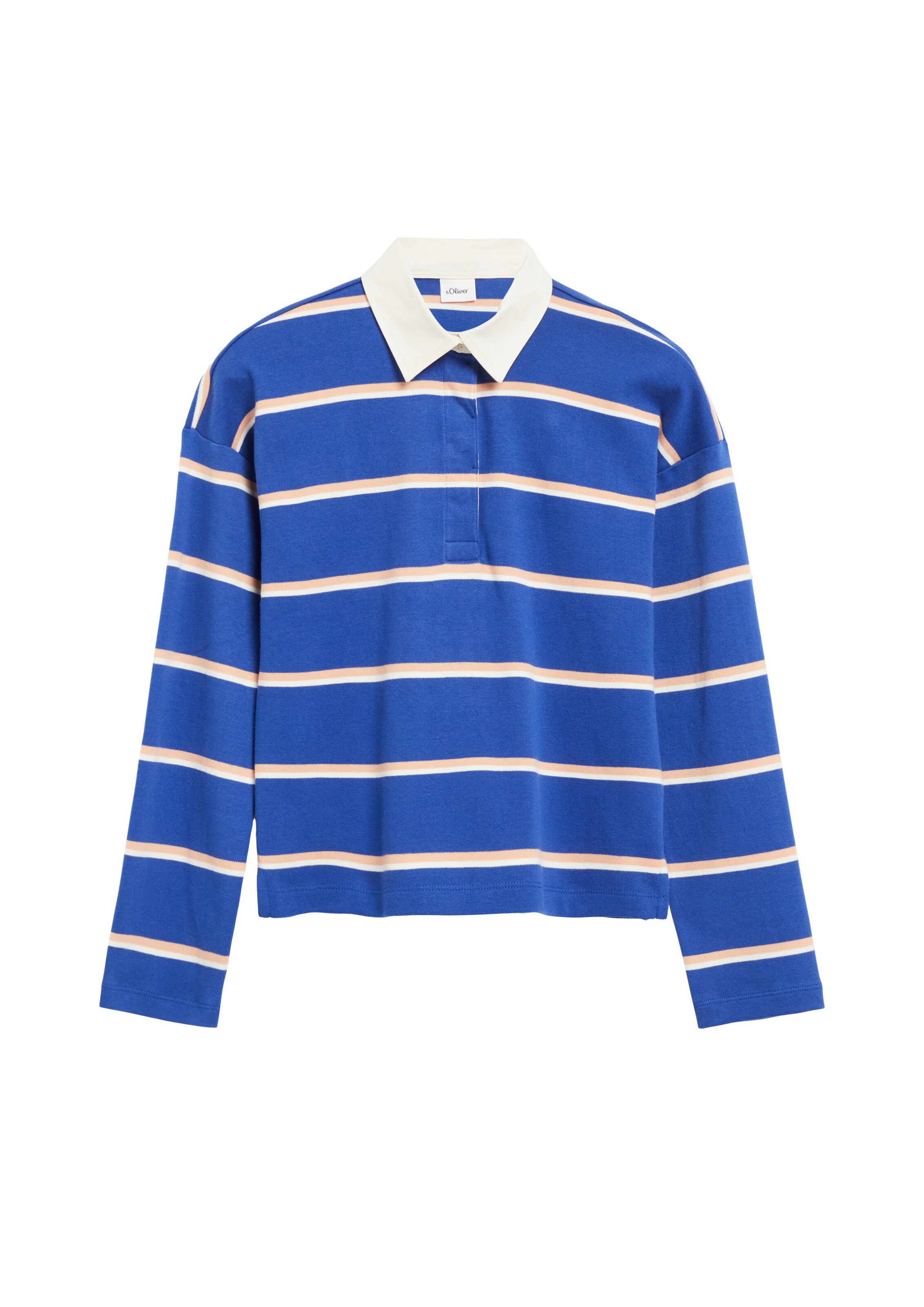 s.Oliver Poloshirt in Blau: Vorderseite