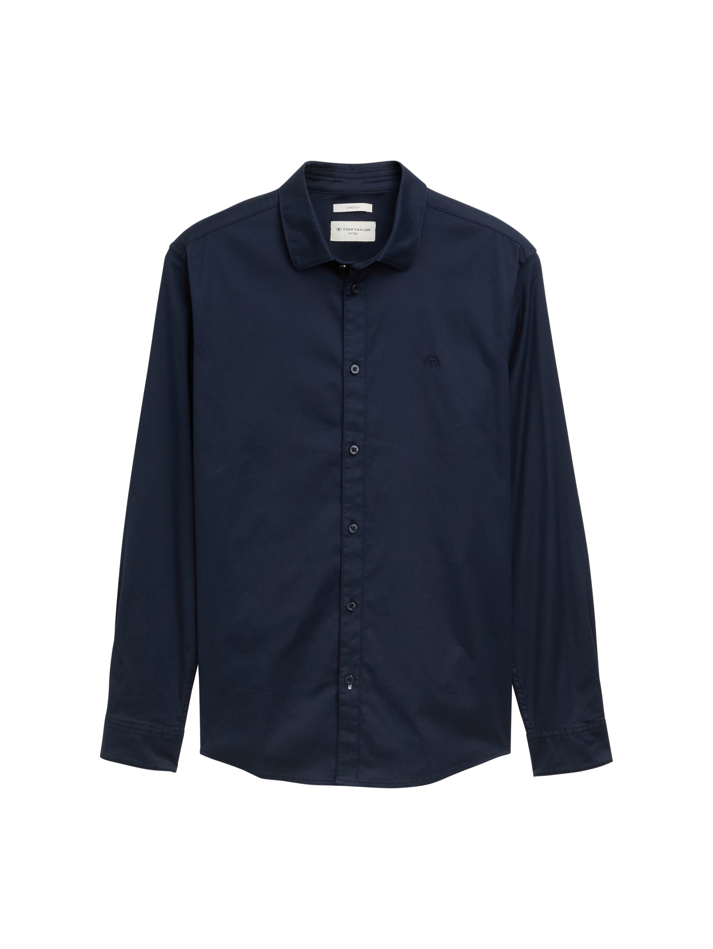 TOM TAILOR Slim Fit Hemd in Blau: Vorderseite