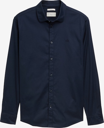TOM TAILOR Business Shirt in Blue: front