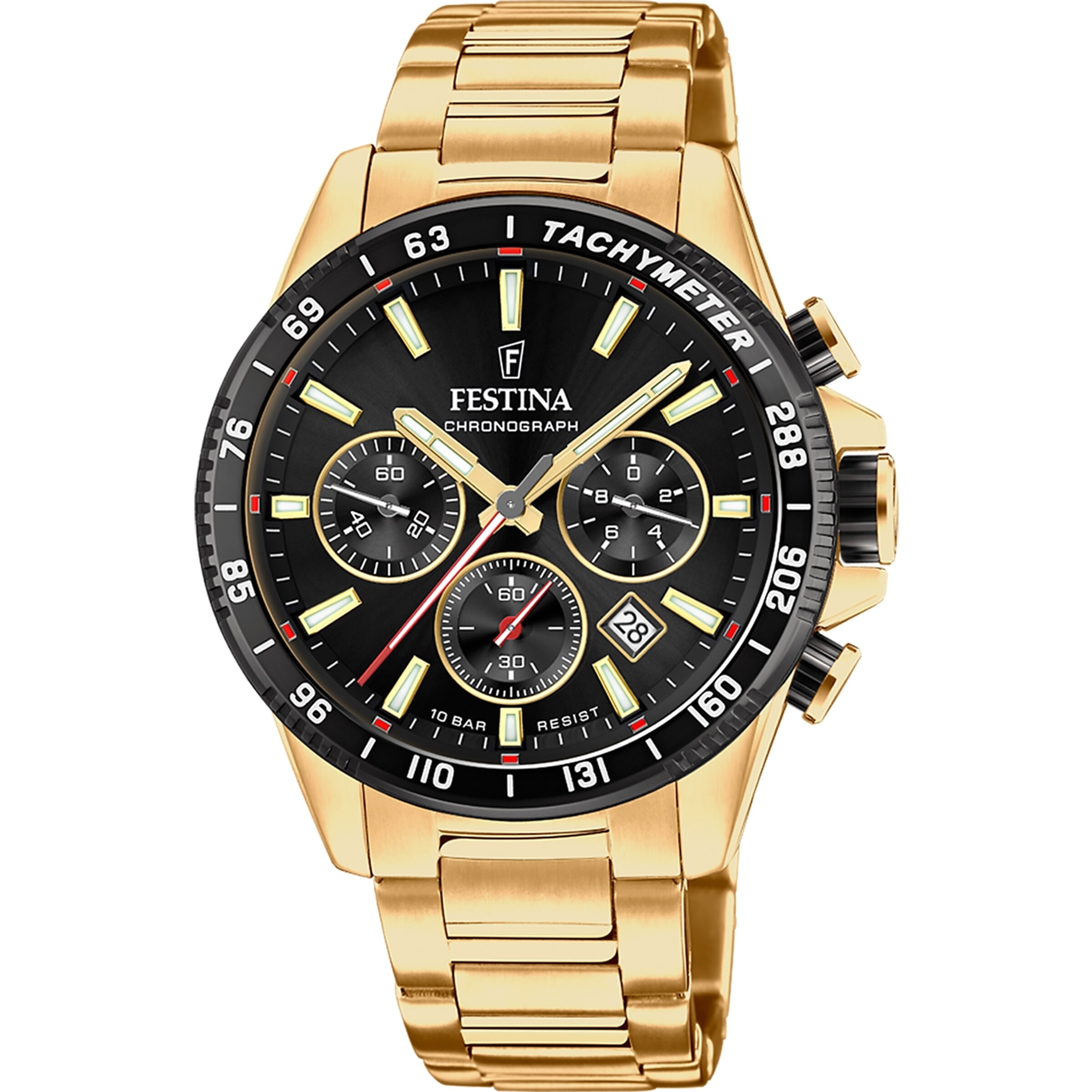 FESTINA Analog watch in Gold: front