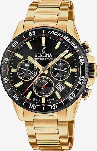 FESTINA Analoguhr in Gold: Vorderseite