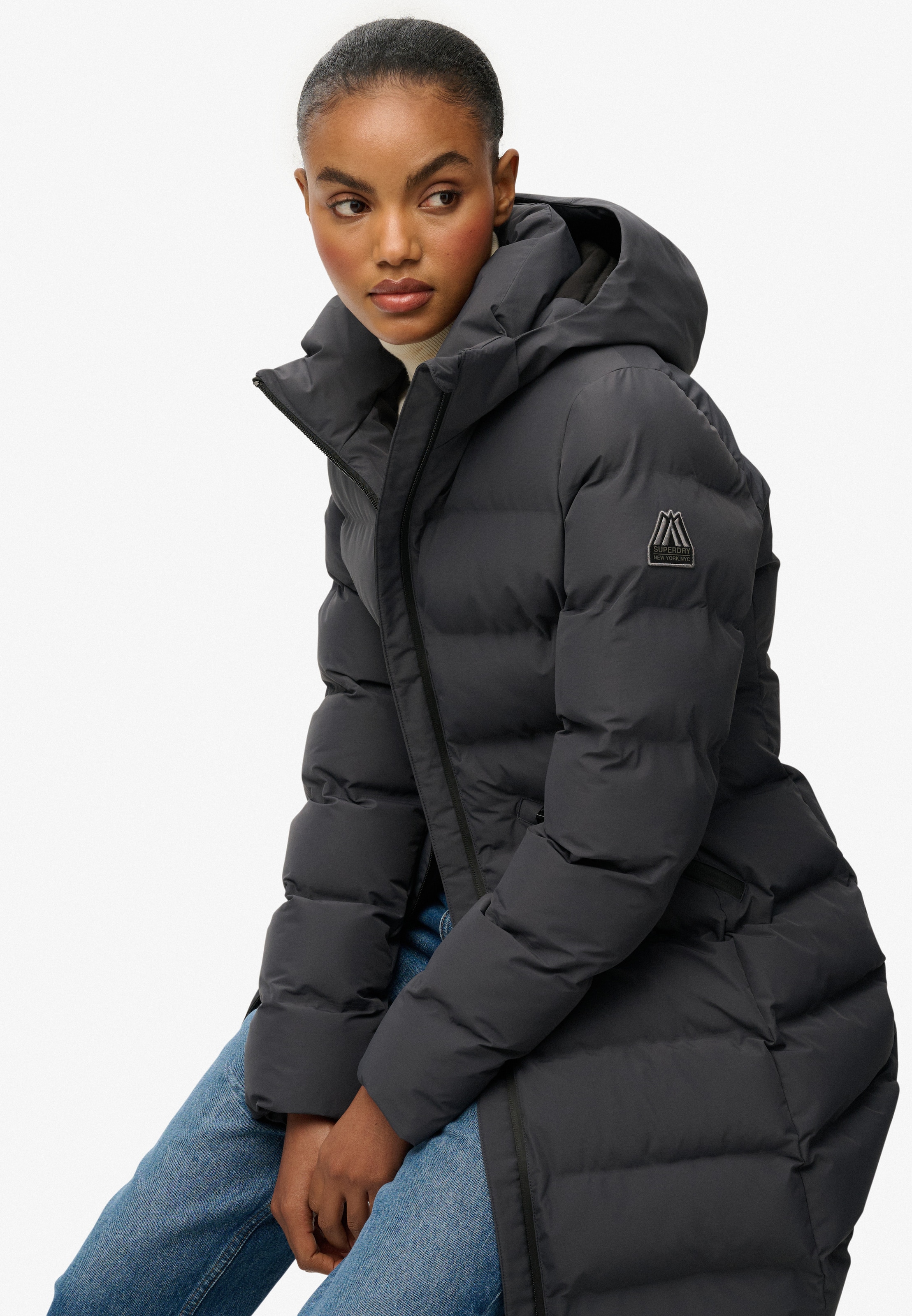 Superdry & Co Tussenjas 'City' in Grijs