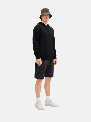 TOM TAILOR DENIM Regular Shorts in Schwarz