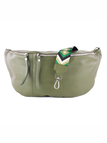Marsupio 'TESSA' di lePelou in verde: frontale