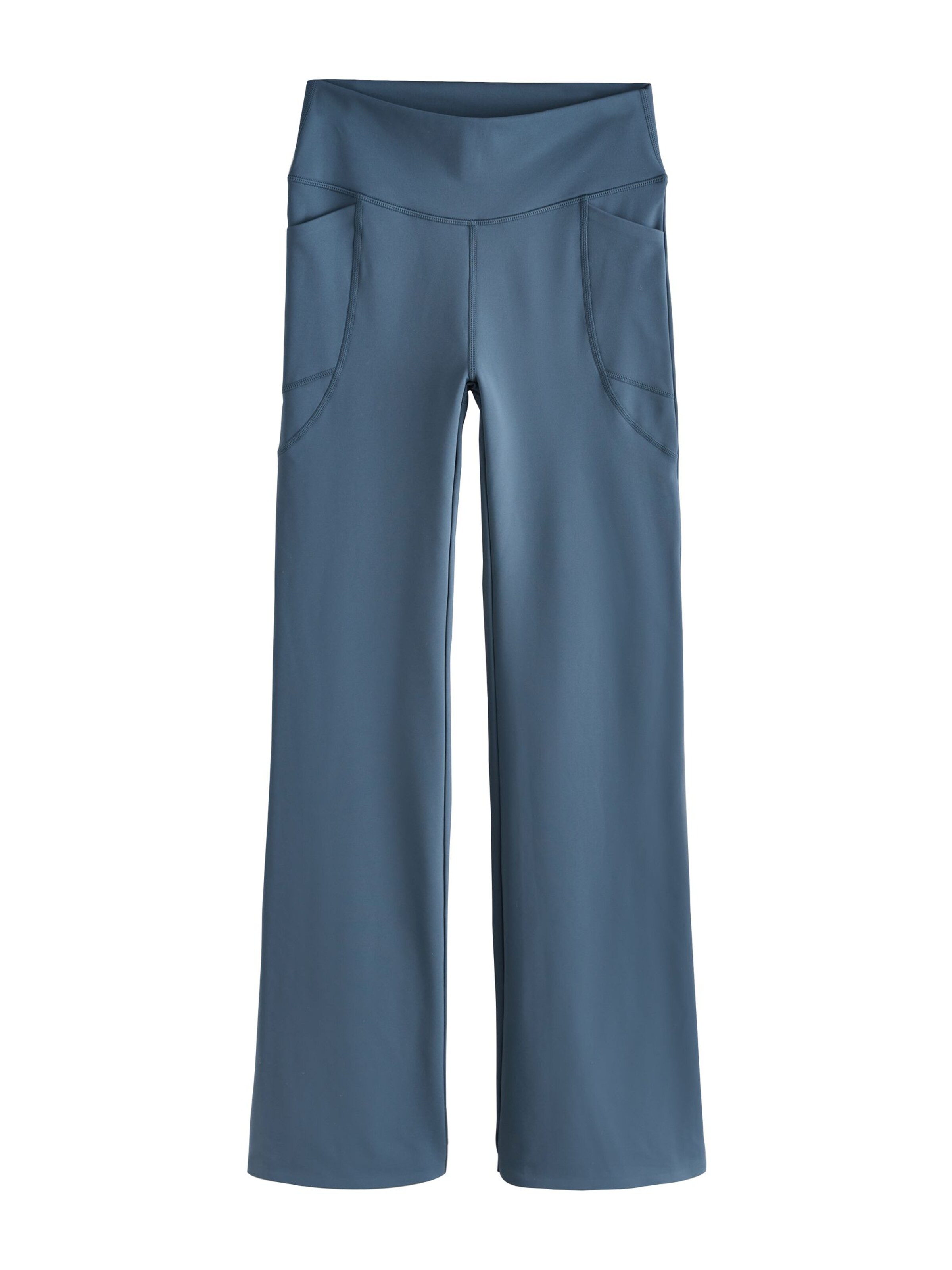 évasé Pantalon de sport self. en bleu : devant