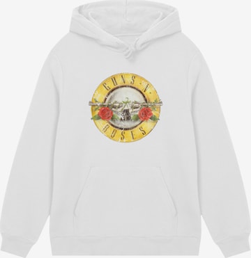 F4NT4STIC Sweatshirt 'Guns 'n' Roses' in Wit: voorkant