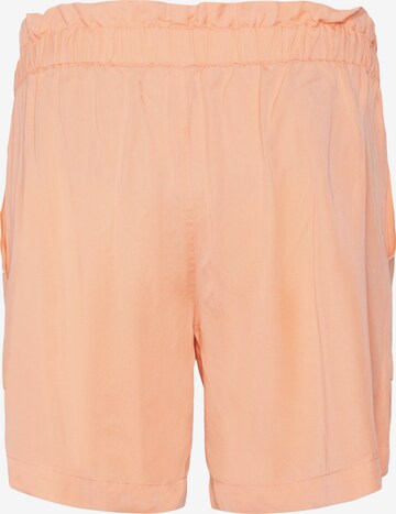 MAMALICIOUS Regular Trousers 'Newbethune' in Orange