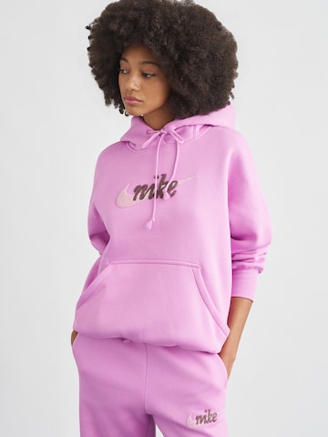 Nike Sportswear Свитшот 'PHNX FLC' в Ярко-розовый