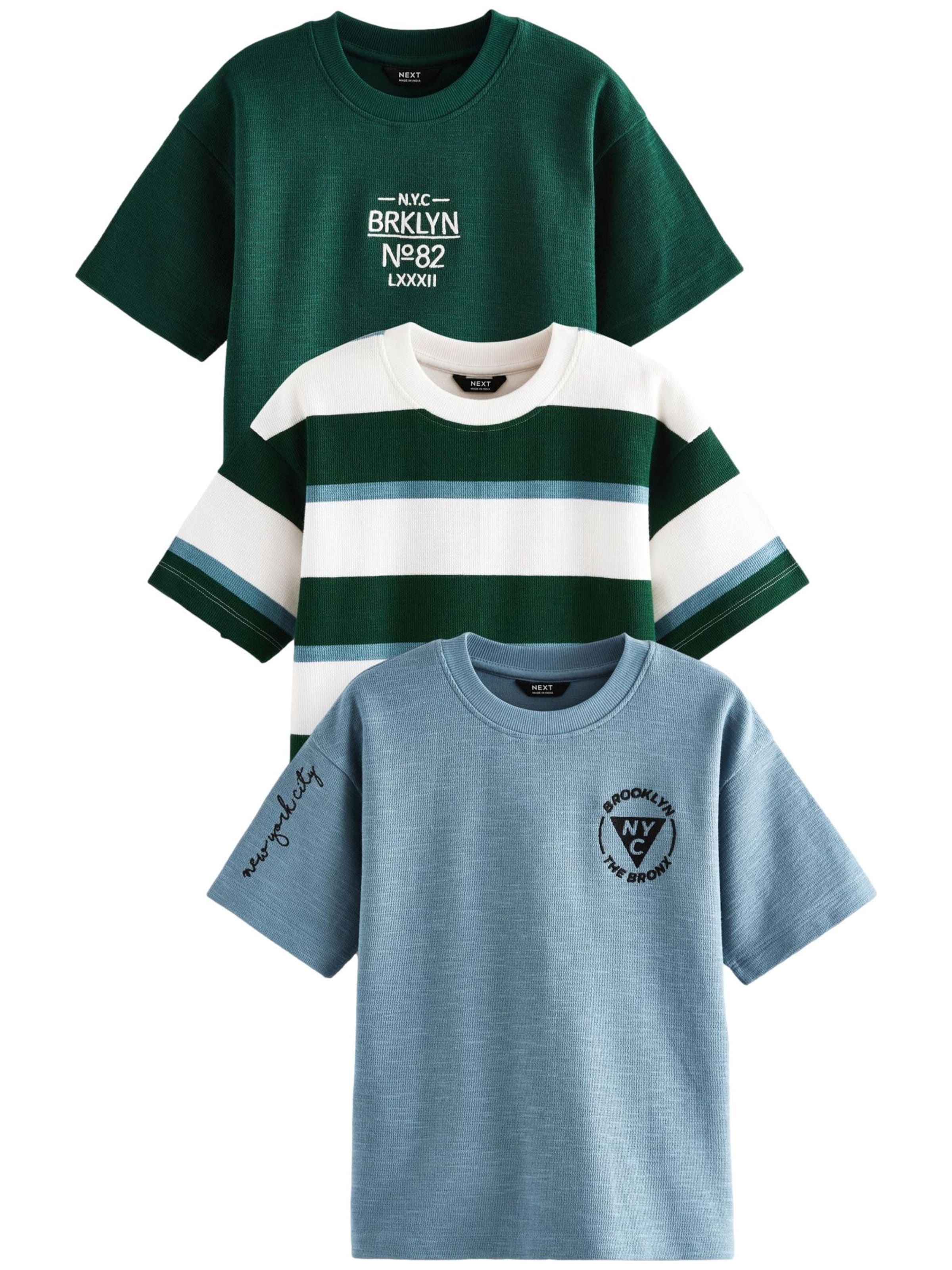 Next Shirt in Blue: front