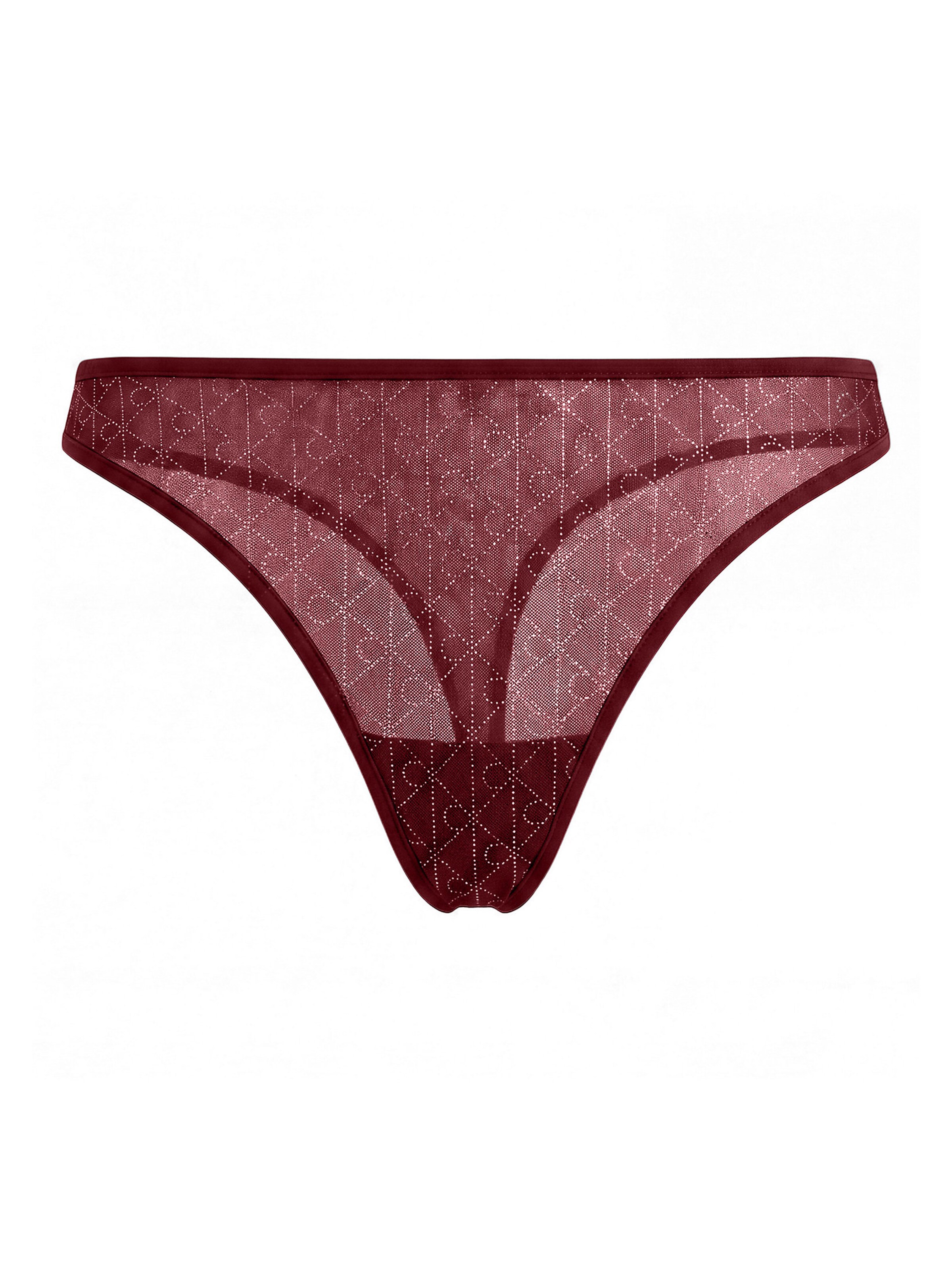 Calvin Klein String in Lila: Vorderseite