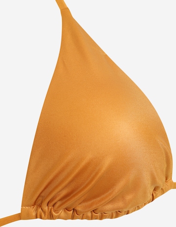 GUESS Trojuholníky Bikinový top - oranžová