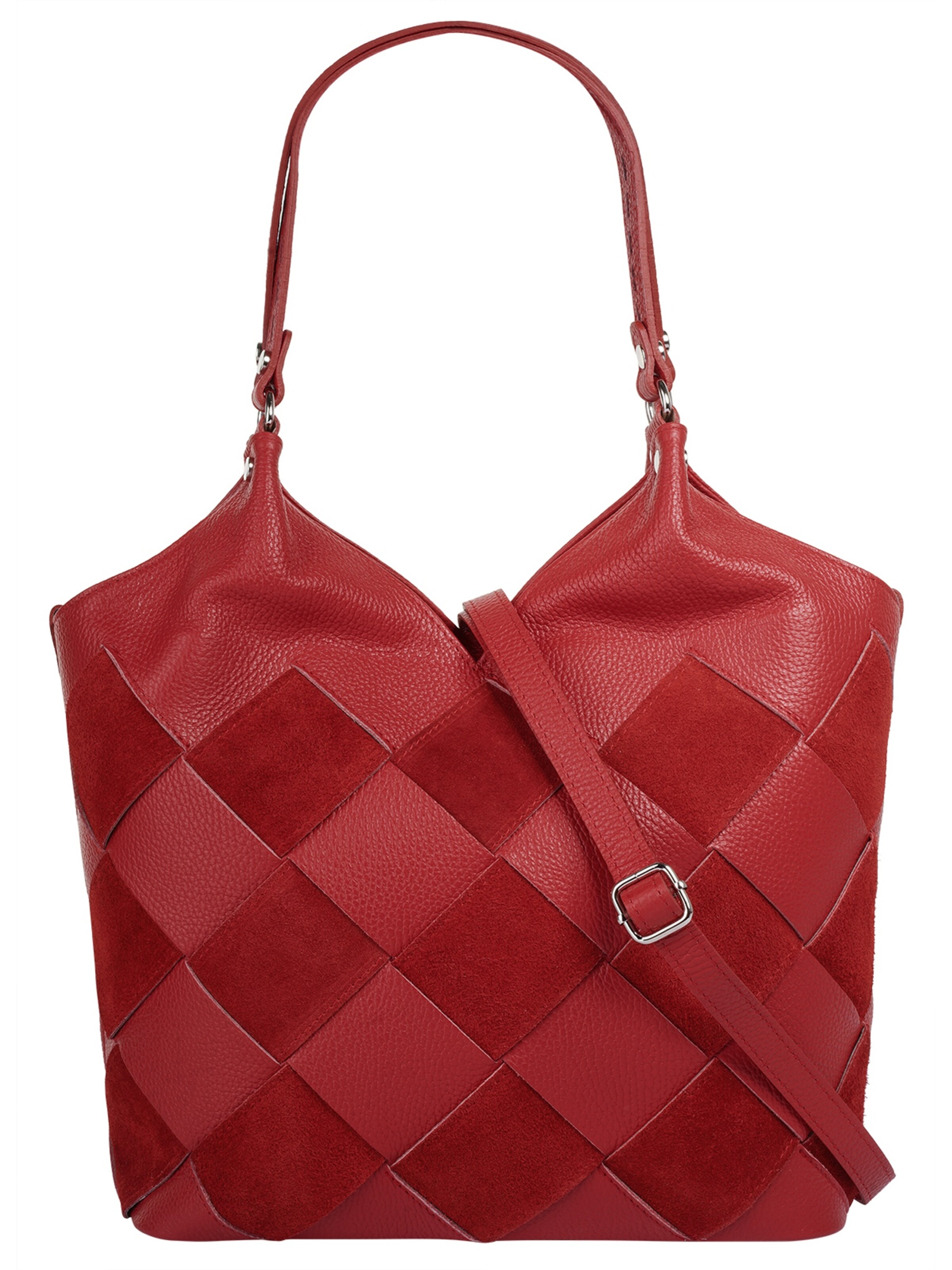 Samantha Look Shopper in Red: front