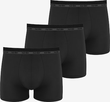 Nur Der Boxershorts in Zwart: voorkant