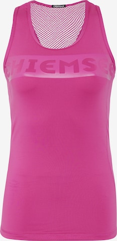 CHIEMSEE Sports Top in Pink: front