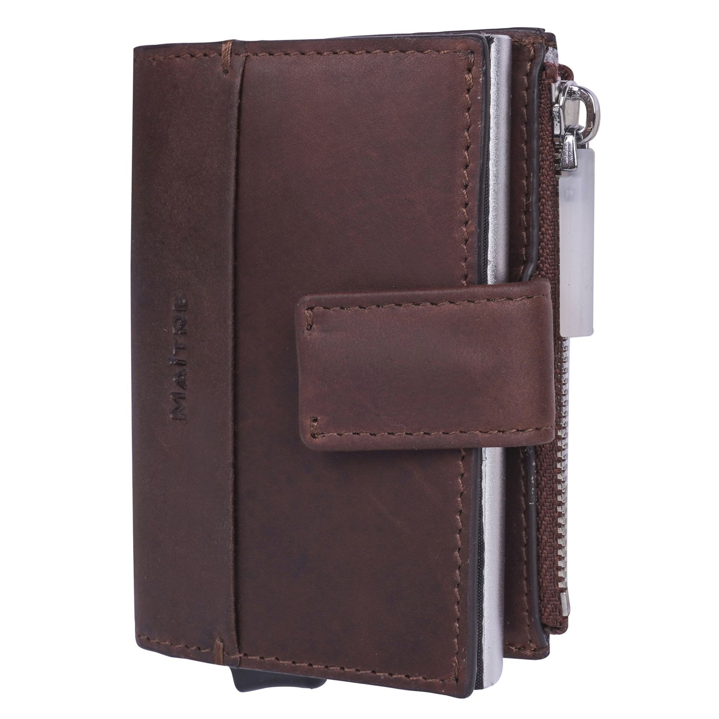 Portamonete 'Birkenfeld' di Maître in marrone: frontale