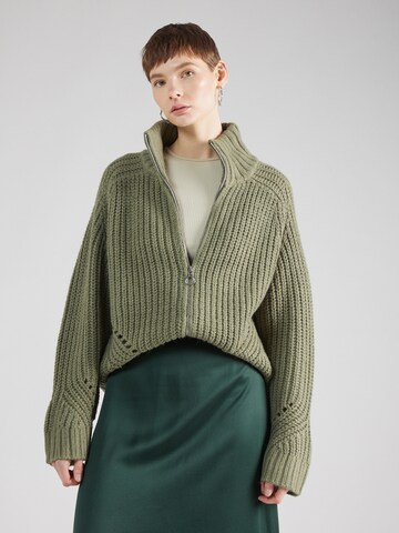 Cardigan TOPSHOP en vert : devant