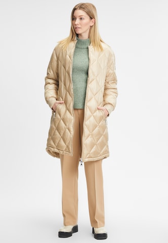 No. 1 Como Between-Seasons Coat in Beige: front