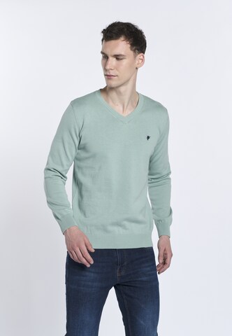 DENIM CULTURE Pullover ' TITO ' in Grün