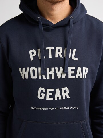 Sweat-shirt Petrol Industries en bleu