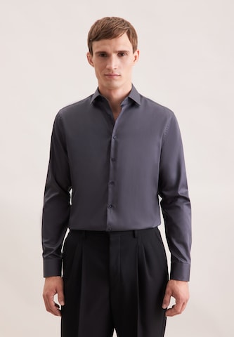 Coupe regular Chemise business 'SMART CLASSICS' SEIDENSTICKER en gris : devant