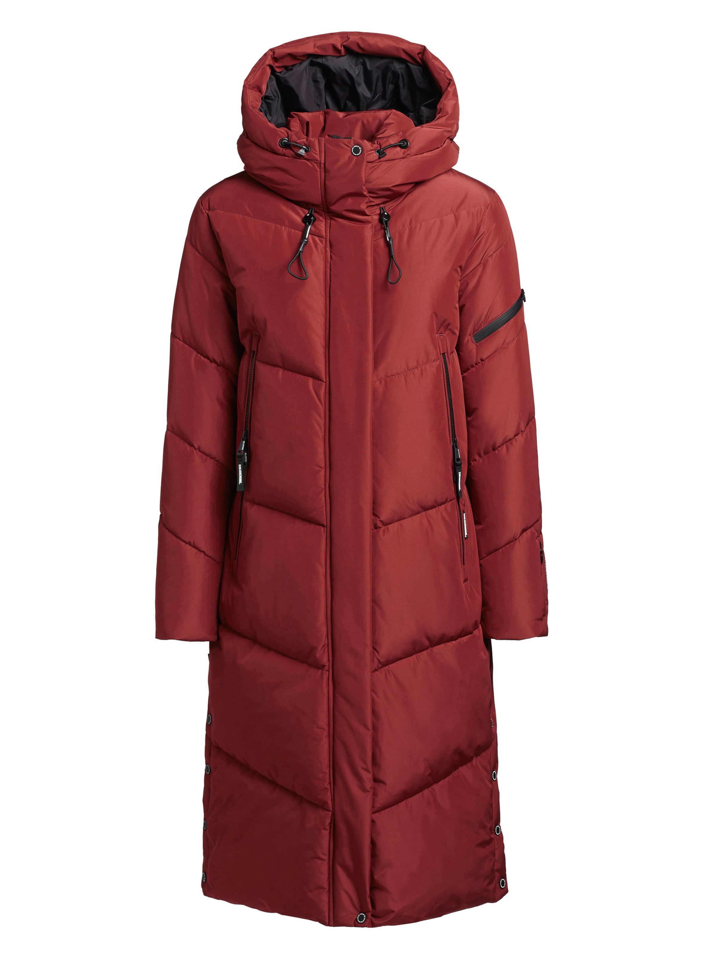 Cappotto invernale di khujo in rosso: frontale